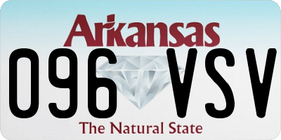 AR license plate 096VSV