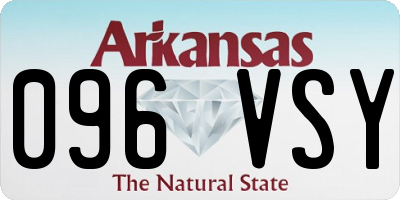 AR license plate 096VSY