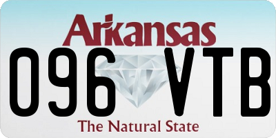 AR license plate 096VTB