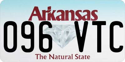 AR license plate 096VTC