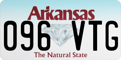 AR license plate 096VTG