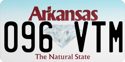 AR license plate 096VTM