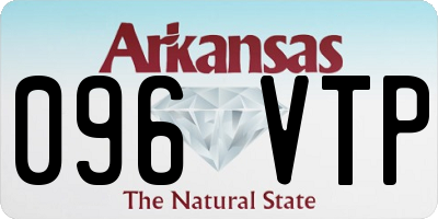 AR license plate 096VTP