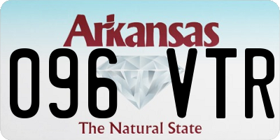 AR license plate 096VTR