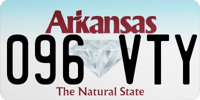 AR license plate 096VTY