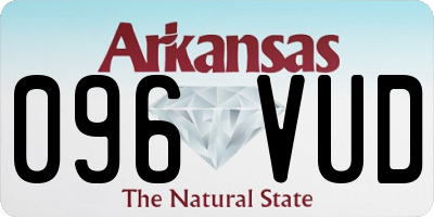 AR license plate 096VUD
