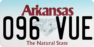 AR license plate 096VUE
