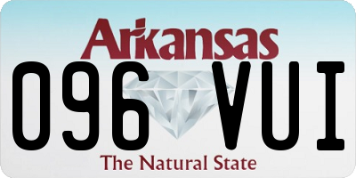 AR license plate 096VUI