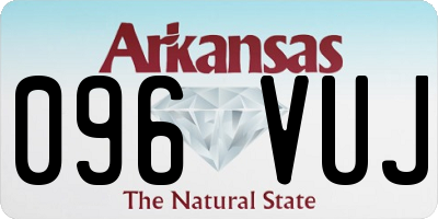AR license plate 096VUJ