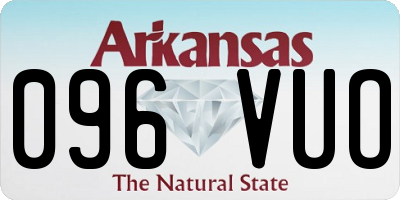 AR license plate 096VUO
