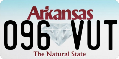 AR license plate 096VUT