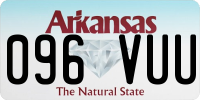 AR license plate 096VUU