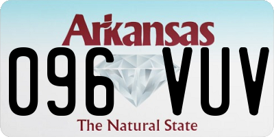 AR license plate 096VUV