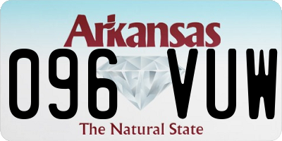 AR license plate 096VUW