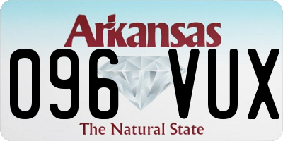 AR license plate 096VUX
