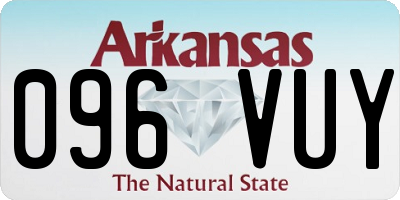 AR license plate 096VUY