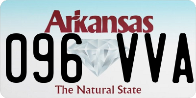 AR license plate 096VVA
