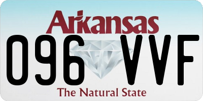 AR license plate 096VVF