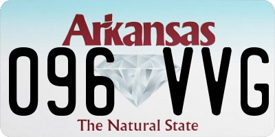 AR license plate 096VVG