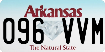 AR license plate 096VVM