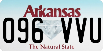 AR license plate 096VVU