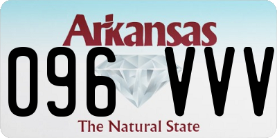 AR license plate 096VVV