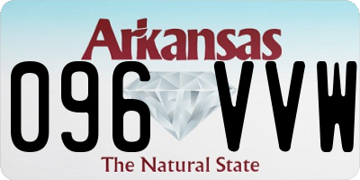AR license plate 096VVW