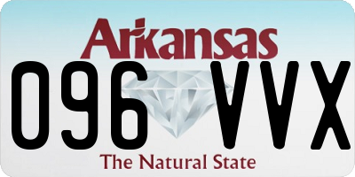 AR license plate 096VVX
