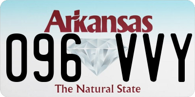AR license plate 096VVY
