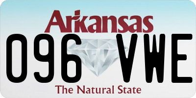AR license plate 096VWE