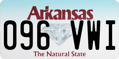 AR license plate 096VWI