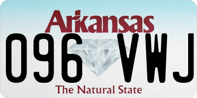 AR license plate 096VWJ