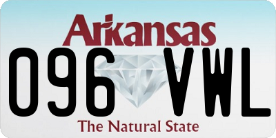AR license plate 096VWL