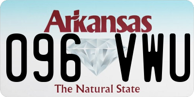 AR license plate 096VWU