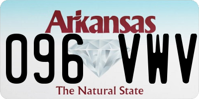 AR license plate 096VWV