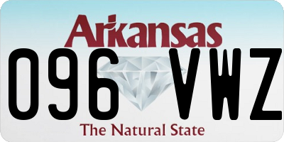 AR license plate 096VWZ
