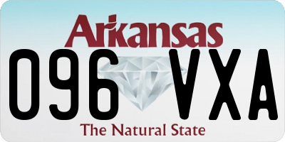 AR license plate 096VXA