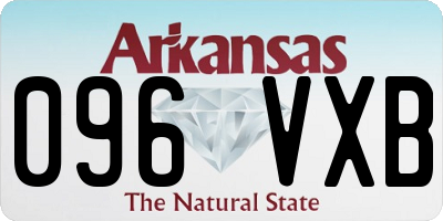 AR license plate 096VXB