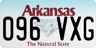 AR license plate 096VXG