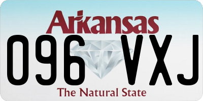 AR license plate 096VXJ