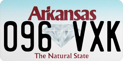 AR license plate 096VXK