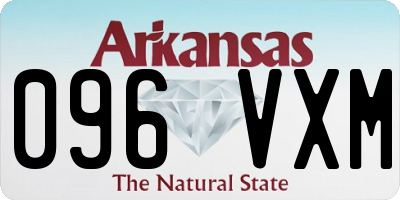 AR license plate 096VXM