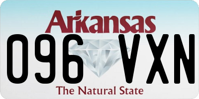 AR license plate 096VXN