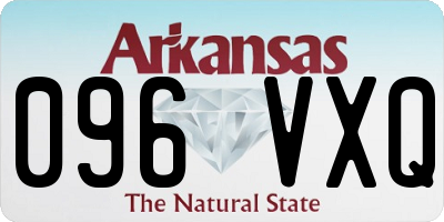 AR license plate 096VXQ