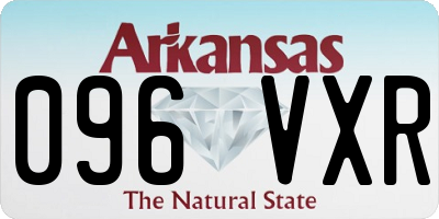 AR license plate 096VXR