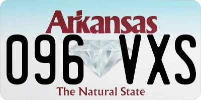 AR license plate 096VXS