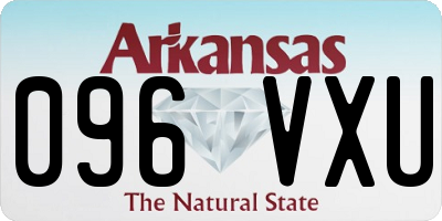 AR license plate 096VXU