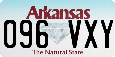 AR license plate 096VXY