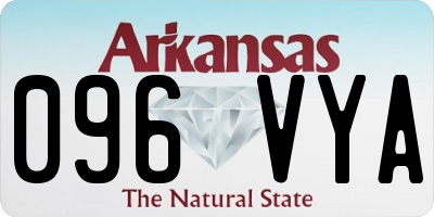 AR license plate 096VYA