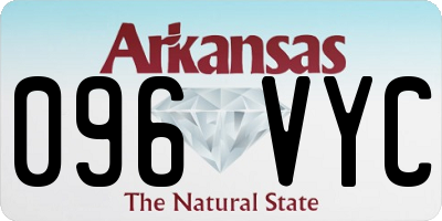 AR license plate 096VYC